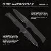 Ausus-Slim Linerlock Black