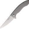 Studio Blade Rambler Framelock Folding Knife Elmax Steel Gray Titanium