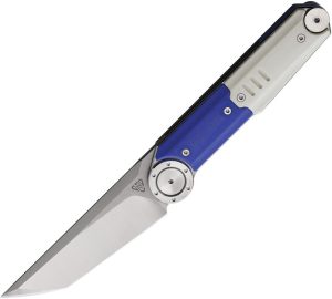 Stedemon NOC DG23 Linerlock Folding Knife - Blue/White