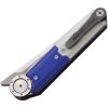 Stedemon NOC DG23 Linerlock Folding Knife - Blue/White