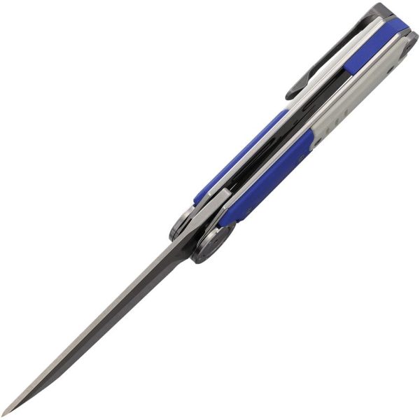 Stedemon NOC DG23 Linerlock Folding Knife - Blue/White