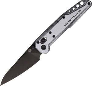 Stedemon NOC MT27 Axis Lock Folding Knife - Black/White