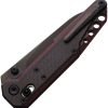 Stedemon NOC MT27 Axis Lock Folding Knife - Black/Red