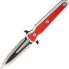 Stedemon DongShan Linerlock Folding Knife - Red/White