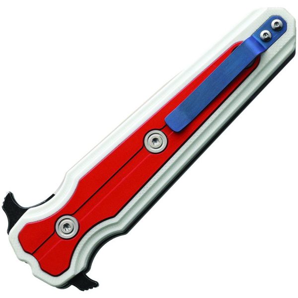 Stedemon DongShan Linerlock Folding Knife - Red/White