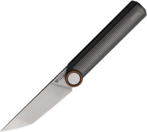 Stedemon NOC MT20 Framelock Folding Knife - Gray Titanium