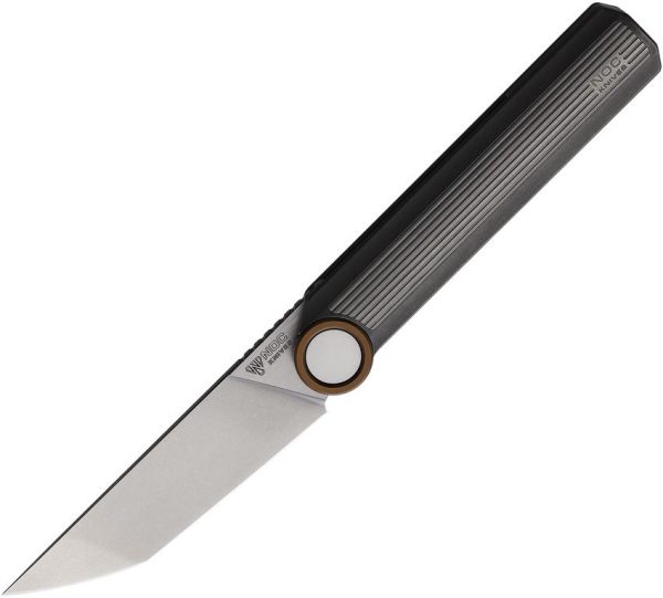 Stedemon NOC MT20 Framelock Folding Knife - Gray Titanium