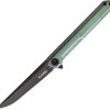 Stedemon TS06 Framelock Green Titanium D2