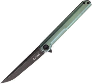 Stedemon TS06 Framelock Green Titanium D2