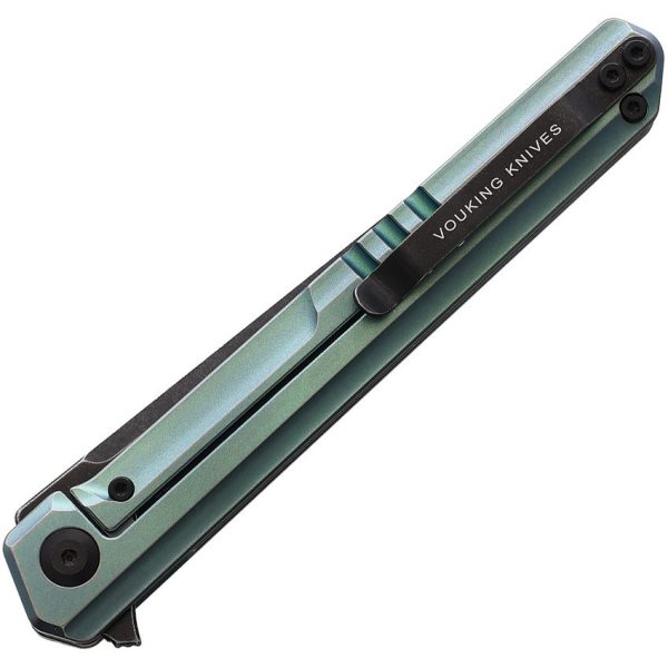 Stedemon TS06 Framelock Green Titanium D2