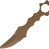Stroup Knives Arctic Fox Fixed Blade FDE 2.5" Dark Earth