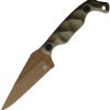 Stroup Bravo 5 Fixed Blade 3.5" 1095HC Dark Earth Kydex