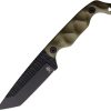 Stroup Knives Bravo 5 Fixed Blade Tanto 1095HC OD Green