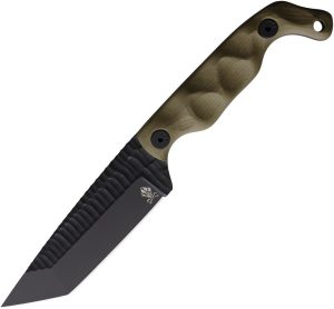 Stroup Knives Bravo 5 Fixed Blade Tanto 1095HC OD Green