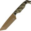 Stroup Knives Bravo 5 Tanto OD Green Fixed Blade