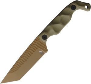Stroup Knives Bravo 5 Tanto OD Green Fixed Blade