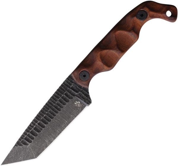 Stroup Knives Bravo 5 Fixed Blade Tanto 1095HC Steel Rosewood