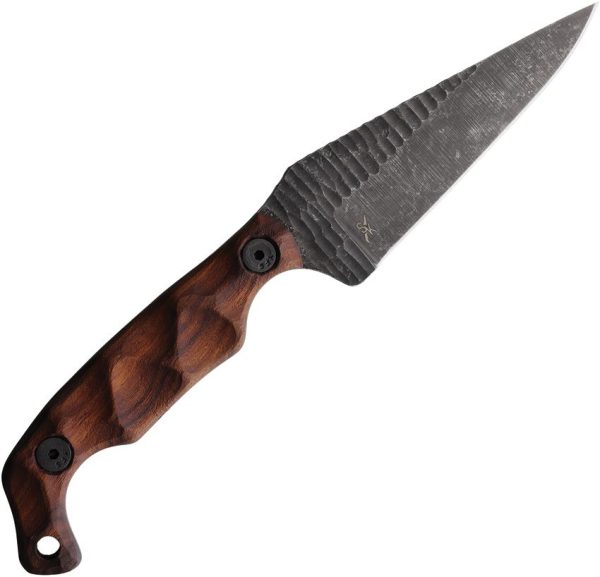 Stroup Knives Bravo 5 Rosewood Fixed Blade 1095HC Steel