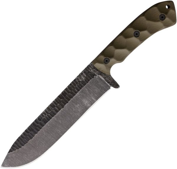 Stroup Knives BK1 Fixed Blade 7.75" 1095HC OD Green G10