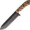 Stroup Knives BK1 Fixed Blade Tan G10 1095HC Steel USA Made
