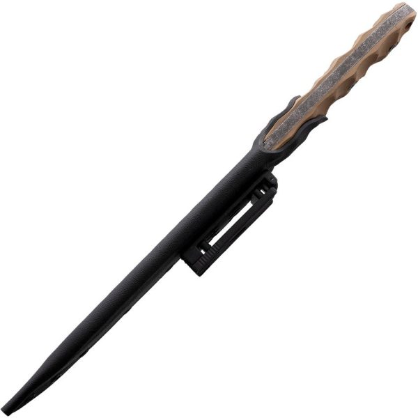 Stroup Knives BK1 Fixed Blade Tan G10 1095HC Steel USA Made