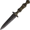 Stroup Knives Dagger OD Green Fixed Blade 1095HC Steel