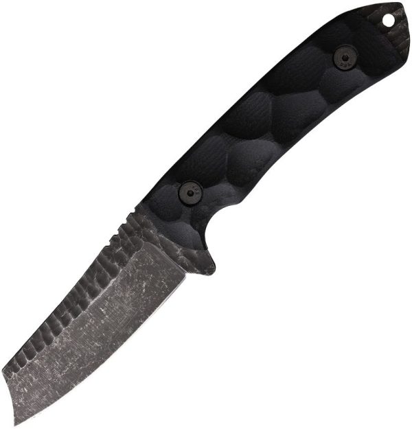 Stroup Knives Desert Fox Fixed Blade Black G10