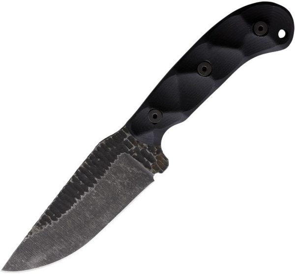 Stroup Knives GP1 Fixed Blade 1095HC Steel Black G10 USA