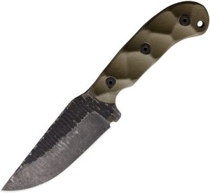 Stroup Knives GP1 Fixed Blade 1095HC OD Green G10 USA Made