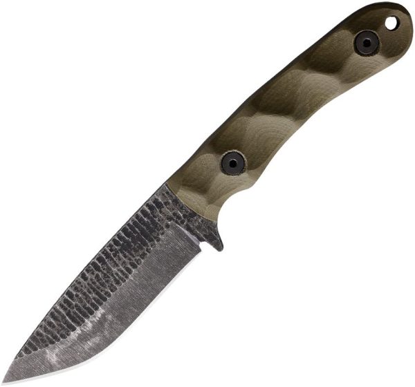 Stroup Knives GP2 Fixed Blade OD Green G10 1095HC Steel