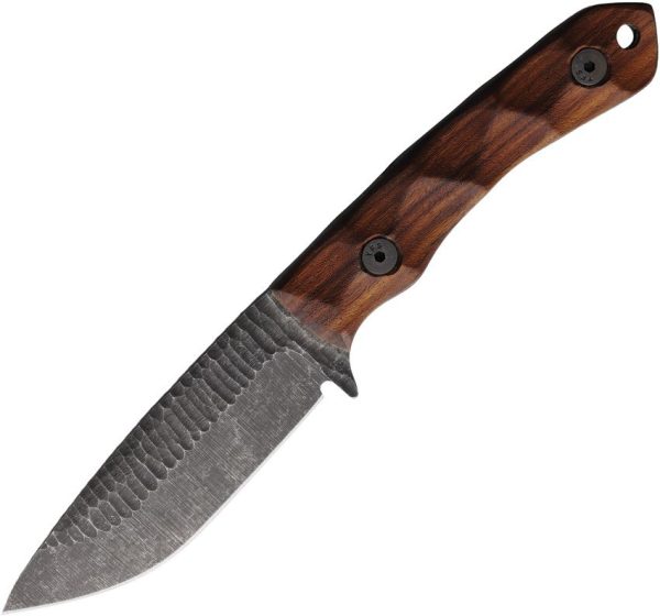 Stroup Knives GP2 Fixed Blade Rosewood 1095HC Steel USA Made