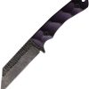 STPGP3PG10S.jpg Stroup Knives GP3 Fixed Blade Purple G10 1095HC Steel