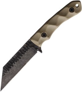Stroup Knives GP3 Fixed Blade 4" 1095HC Steel Tan G10