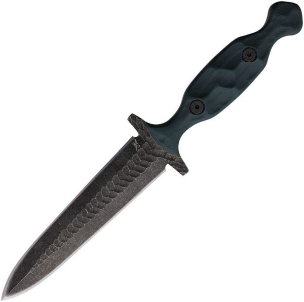 Stroup Knives Heritage Dagger 5" 1095HC Fixed Blade Green G10