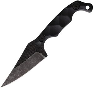 Stroup Knives Mini Mod 1 Fixed Blade Black 1095HC Steel