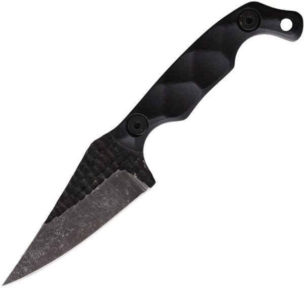 Stroup Knives Mini Mod 1 Fixed Blade Black 1095HC Steel