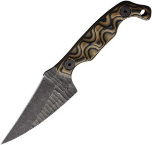 Stroup Knives Mini Mod 2 Fixed Blade Camo 1095HC Steel