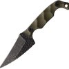 STPMINI2ODG10S.jpg Stroup Knives Mini Mod 2 Fixed Blade 1095HC OD Green G10