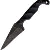 Stroup Knives Mini Fixed Blade Black 1095HC Steel G10 Handle