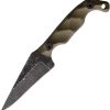 Stroup Knives Mini Fixed Blade OD Green G10 1095HC Steel