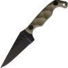 Stroup Knives Mini Fixed Blade 3" 1095HC Black Cerakote OD Green