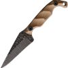 Stroup Knives Mini Fixed Blade Tan G10 1095HC Steel