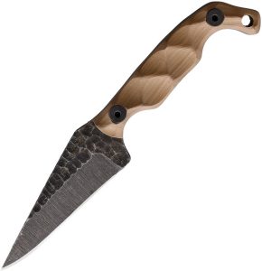 Stroup Knives Mini Fixed Blade Tan G10 1095HC Steel