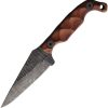 Stroup Knives Mini Fixed Blade Rosewood 1095HC Steel USA Made
