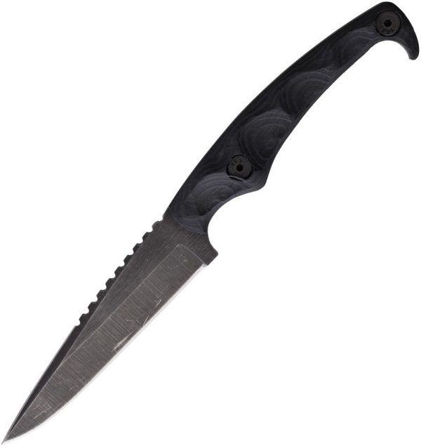 Stroup Knives MK 2 Fixed Blade 1095HC Steel Black G10 USA