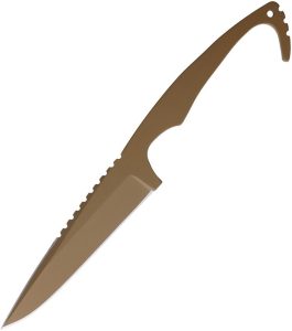 Stroup Knives MK 2 Slim Fixed Blade 4" 1095HC Dark Earth Cerakote