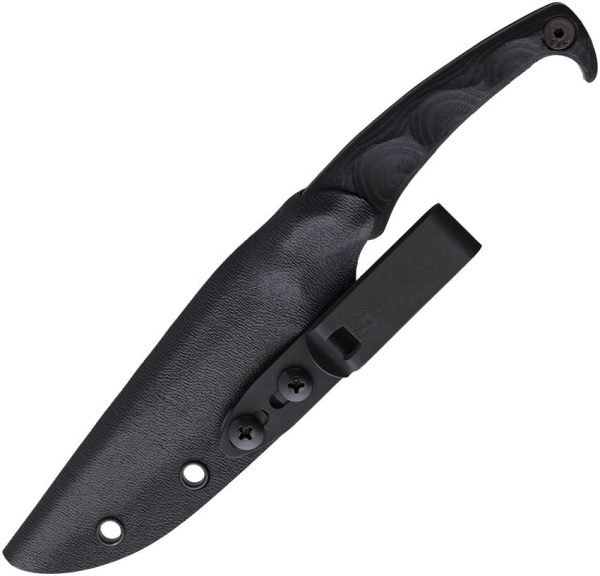 Stroup Knives MK 2 Fixed Blade 1095HC Steel Black G10 USA
