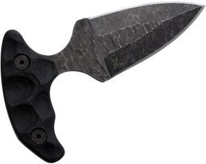Stroup Knives Stabber Push Dagger 1095HC Black G10