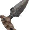 Stroup Stabber Push Dagger Fixed Blade 1095HC Steel FDE G10