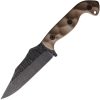 Stroup Knives TU1 Fixed Blade 1095HC FDE G10 USA Made